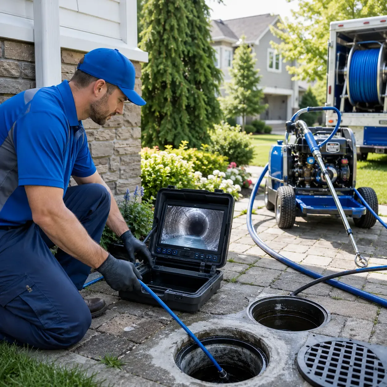 Outdoor drain cleaning professionals serving Hazel Hurst, PA